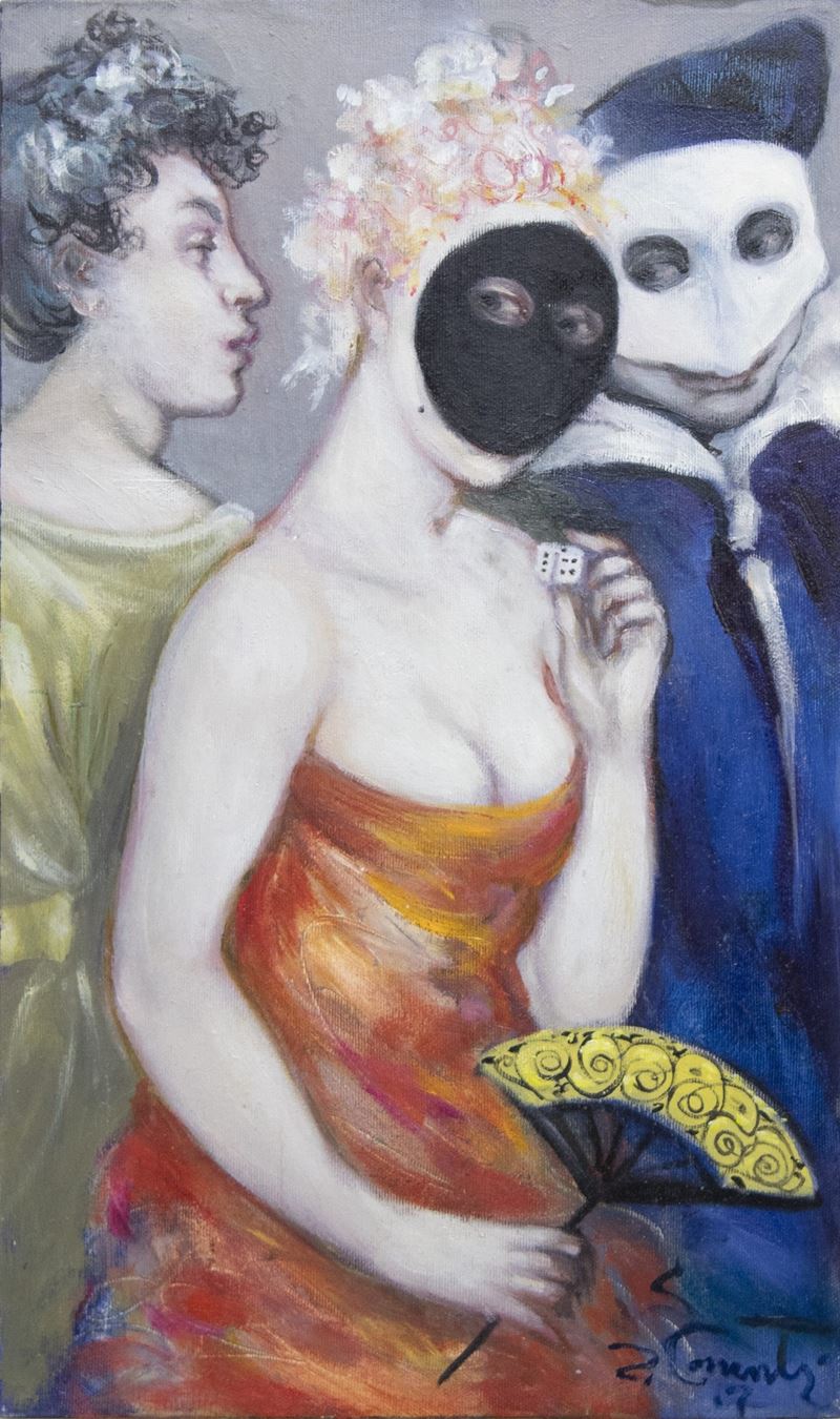 Correnti Roberta : Senza titolo  (2000)  - Acrilici su tela - Asta 7005 Auction - Modern and Contemporary Art - ArteIN - Investire con arte