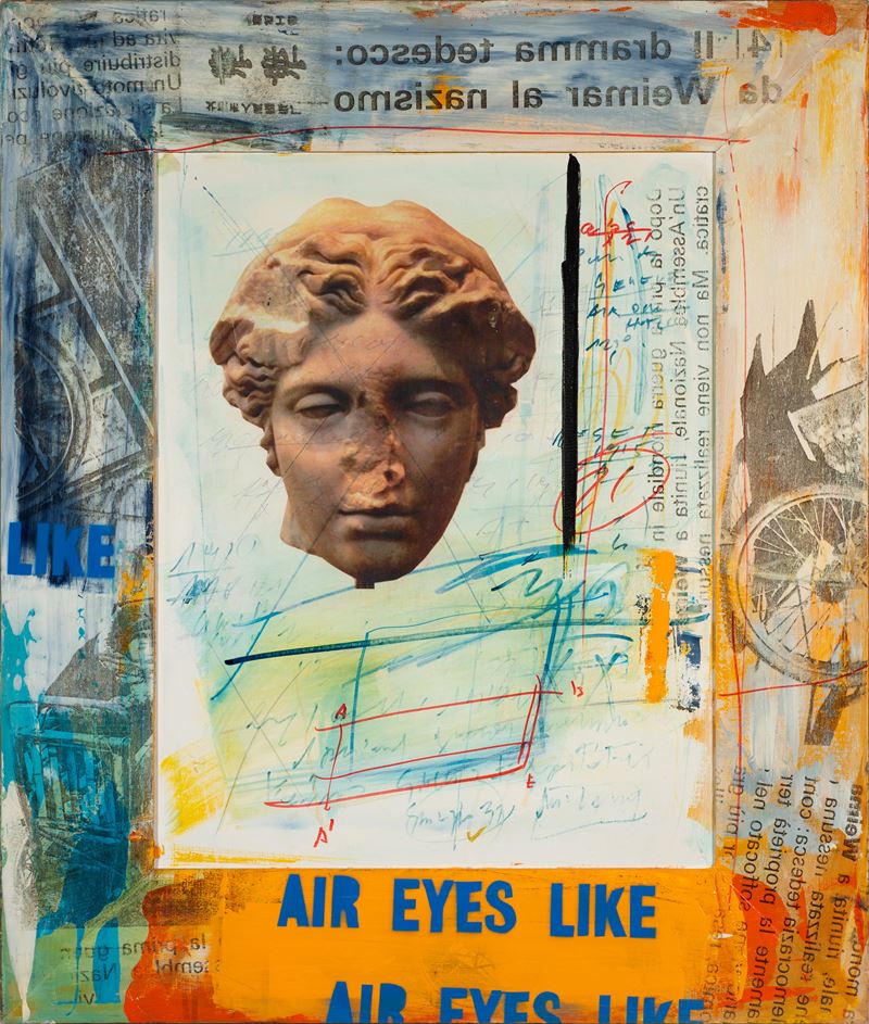 Mirko Pagliacci : Air eyes like  (2007)  - Acrilico su tela - Asta 7005 Auction - Modern and Contemporary Art - ArteIN - Investire con arte