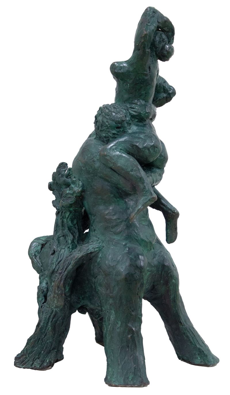 Salvatore Fiume : Centauro e donna  (1992)  - Asta Affordable Auction - Arte Investimenti - investire con arte