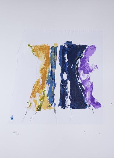 Senza Titolo (serigrafia materica, 171/199)