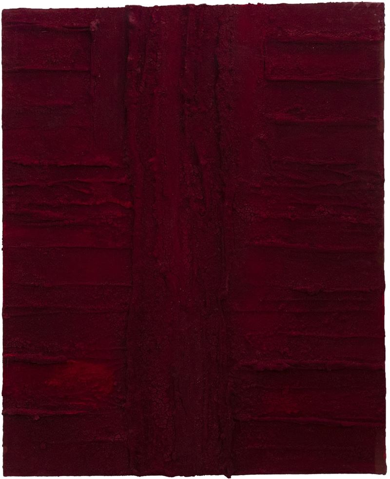 Marcello Lo Giudice : Red rouge  (2012)  - olio su tela - Asta 9005 Auction - TRE OFFERTE - Arte Investimenti - investire con arte