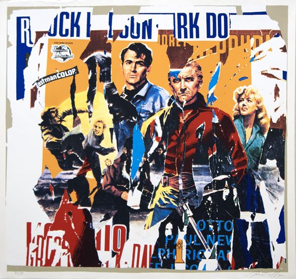 Mimmo Rotella - Senza Titolo