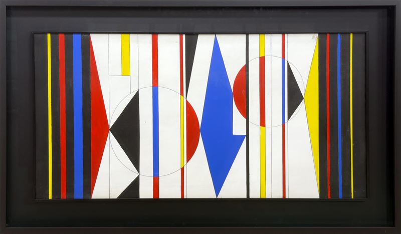 Roberto Crippa : Geometrico  (1950)  - olio su tela -  Catalogo Opere Arte Moderna - Arte Investimenti - investire con arte