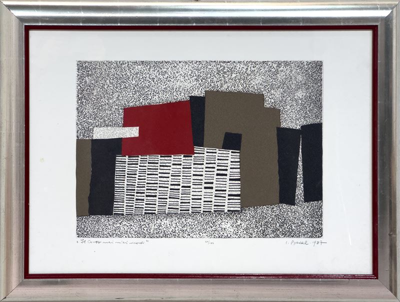 Lojze Spacal : Il Carso nei miei ricordi (Es. 31/150)  (1987)  - Litografia su carta - Asta 7005 Auction - Modern and Contemporary Art - ArteIN - Investire con arte