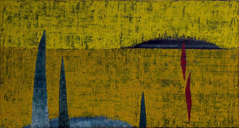 Antonio Recalcati : Visione Marina N° 2  (1957)  - Olio su tela - Asta 7005 Auction - Modern and Contemporary Art - ArteIN - Investire con arte