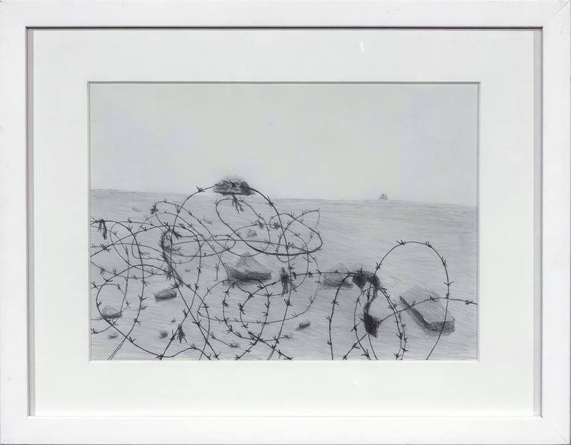 Terry Atkinson : Wue Sheddings  (2014)  - Matita su Carta - Asta 7005 Auction - Modern and Contemporary Art - ArteIN - Investire con arte