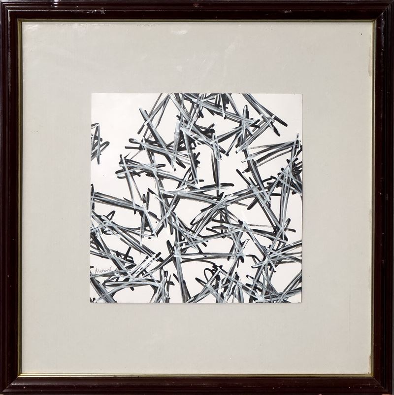 Gianni Asdrubali : Senza titolo  (2010)  - Acrilico su carta - Asta 7006 Auction - Modern and Contemporary Art - ArteIN - Investire con arte