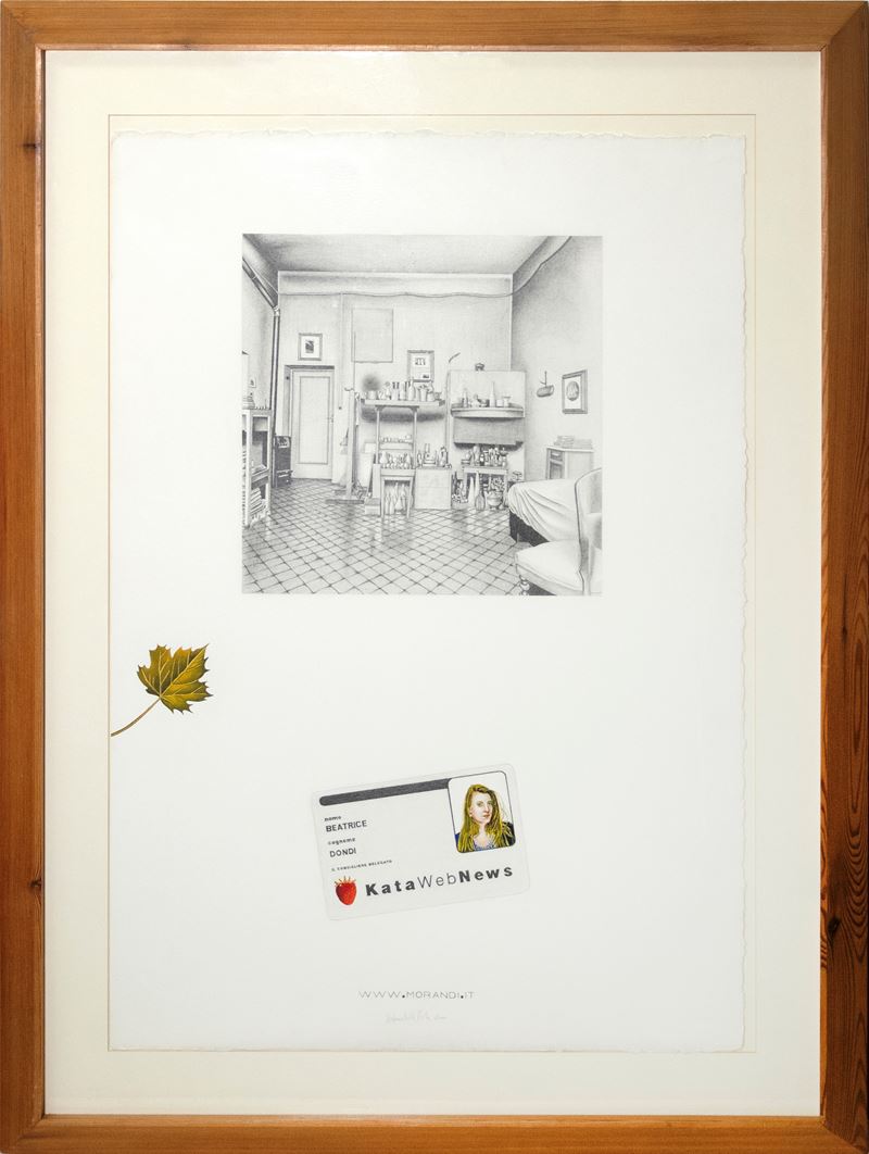 Stefano Della Porta : www.morandi.it  (2000)  - Tecnica Mista su Carta Spagnola - Asta 7005 Auction - Modern and Contemporary Art - ArteIN - Investire con arte