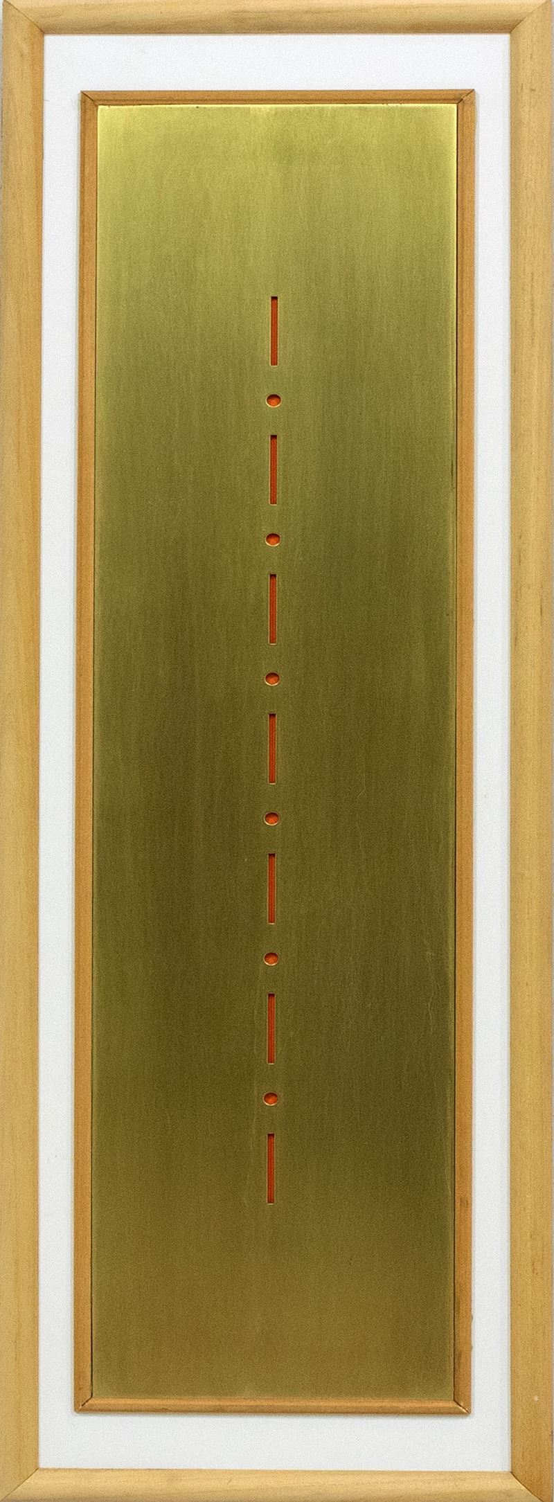 Antonio Saporito : Oltre l’immagine (attraverso lo spazio)  (2019)  - Ottone su masonite - Asta 7005 Auction - Modern and Contemporary Art - ArteIN - Investire con arte