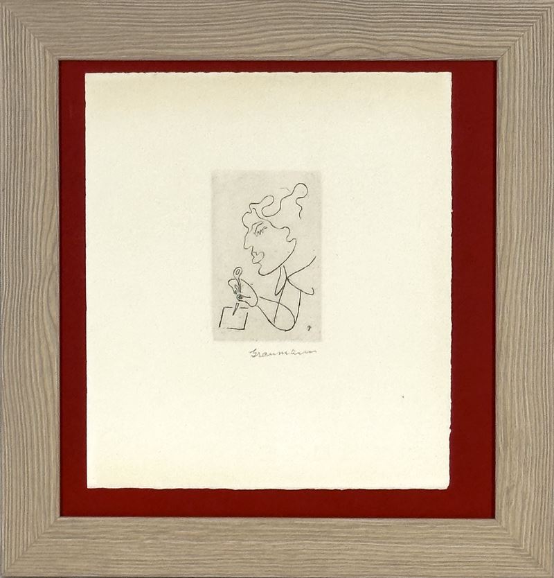 Erwin Graumann : Graphic Artist  (1965)  - Puntasecca - Asta 7005 Auction - Modern and Contemporary Art - ArteIN - Investire con arte