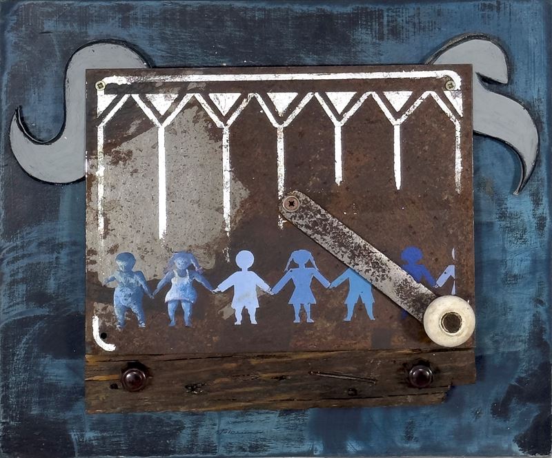 Angelo Palazzini : Senza Titolo  (1994)  - Assemblaggio in legno e metallo - Asta 7005 Auction - Modern and Contemporary Art - ArteIN - Investire con arte