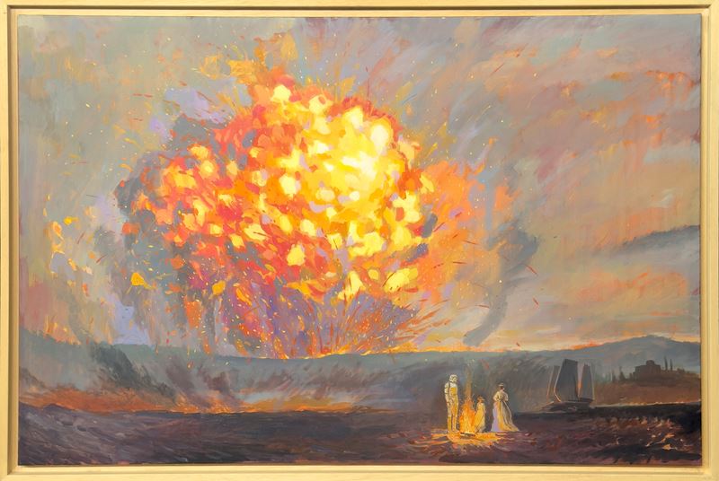 Fabrizio  Spadini : Simulacri e Simulazione  (2022)  - Acrilico su Tela - Asta 7005 Auction - Modern and Contemporary Art - ArteIN - Investire con arte