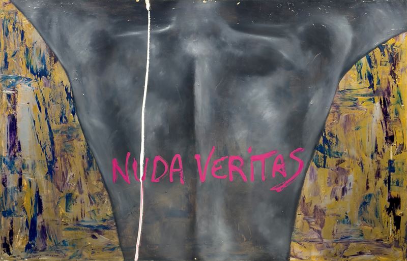 Diego Stella : Nuda veritas  (Anni 2000)  - Tecnica mista su tela - Asta 7005 Auction - Modern and Contemporary Art - ArteIN - Investire con arte
