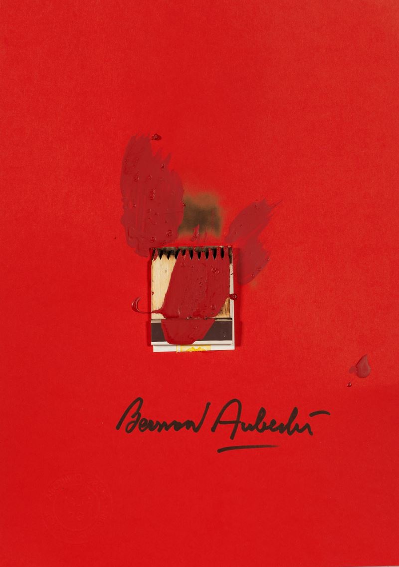Bernard Aubertin : Dessin de feu  (2011)  - Fiammiferi su cartone - Asta 7005 Auction - Modern and Contemporary Art - ArteIN - Investire con arte