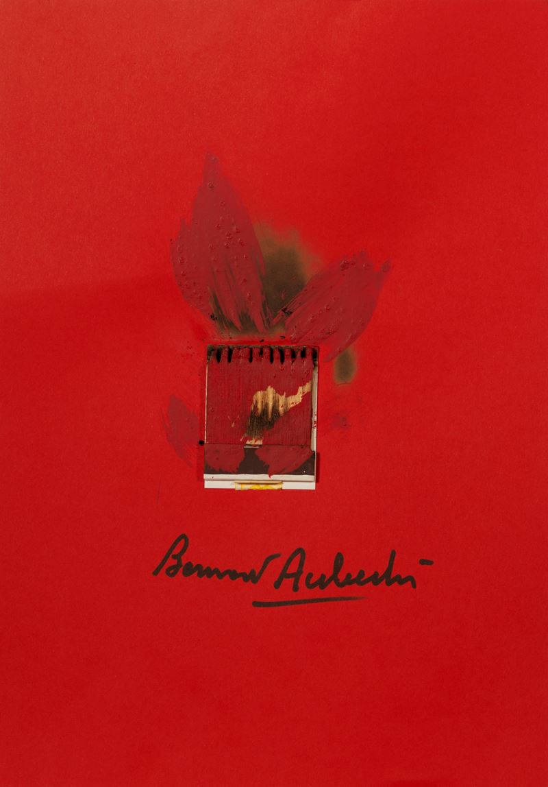 Bernard Aubertin : Dessin de feu  (2011)  - Fiammiferi su cartone - Asta 7005 Auction - Modern and Contemporary Art - ArteIN - Investire con arte