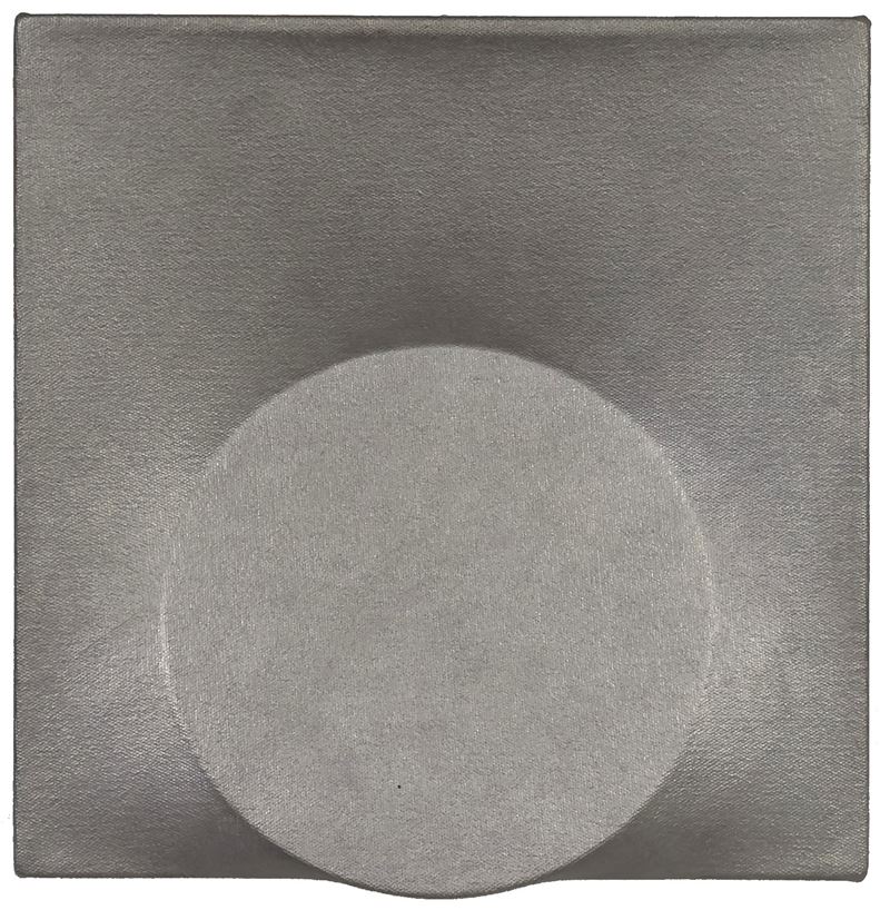 Turi Simeti : Un tondo grigio  (1988)  - Acrilico su tela sagomata - Asta 7006 Auction - Modern and Contemporary Art - ArteIN - Investire con arte
