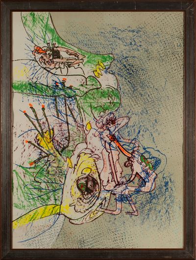 Senza titolo, litografia a colori (ultimi anni '70)