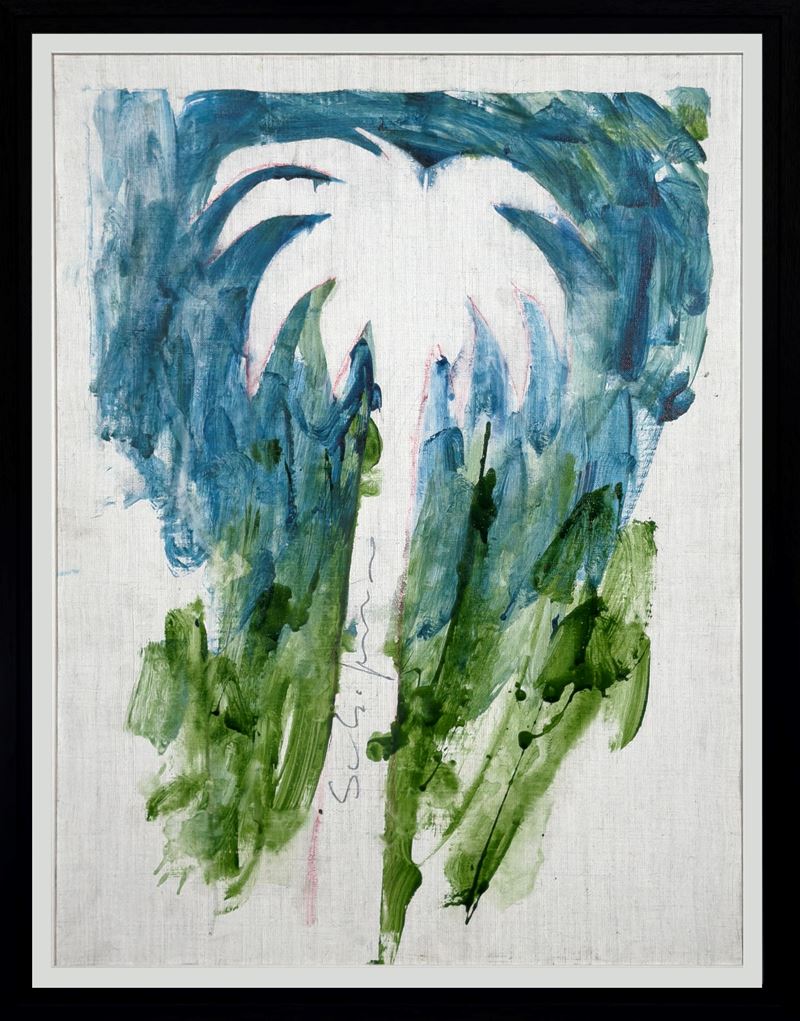 Mario Schifano : Senza Titolo  (Prima metà anni '80)  - Smalto su tela - Asta 7005 Auction - Modern and Contemporary Art - ArteIN - Investire con arte