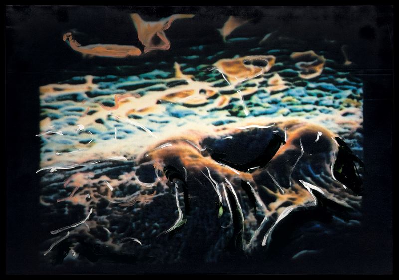 Mario Schifano : Senza titolo (Preistorico)  (1990/97)  - Acrilico su PVC preparato al computer - Asta 7006 Auction - Modern and Contemporary Art - ArteIN - Investire con arte
