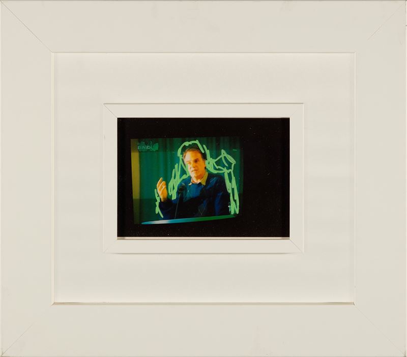 Mario Schifano : Senza titolo  (1990-1997)  - Tecnica mista su fotografia - Asta 7006 Auction - Modern and Contemporary Art - ArteIN - Investire con arte
