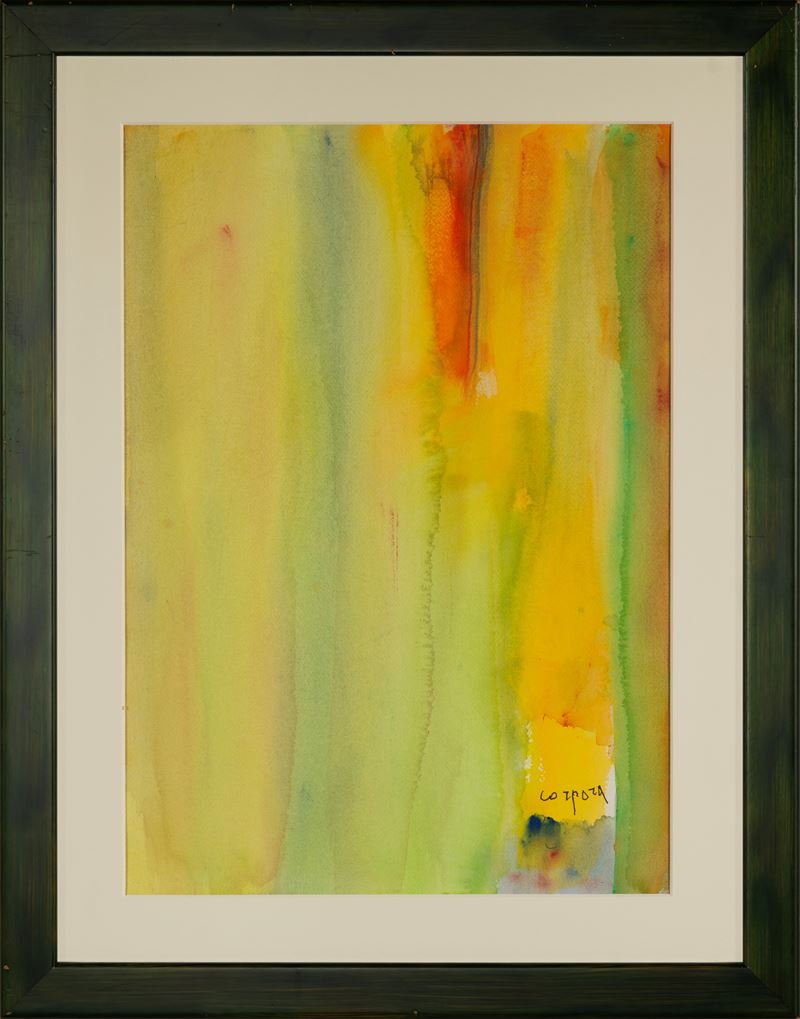 Antonio Corpora : Viaggio in Egitto  (1996)  - Acquarello su carta - Asta 7006 Auction - Modern and Contemporary Art - ArteIN - Investire con arte