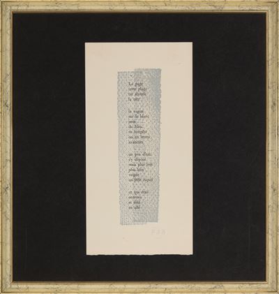 Poésie, litografia su carta (1959)
