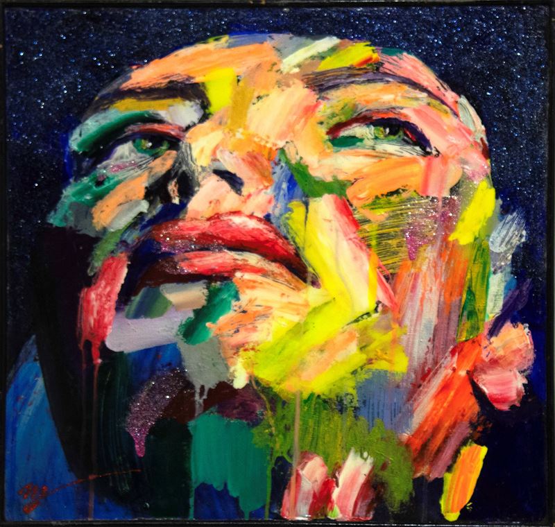 Antonio Murgia : La felicitè  (2015)  - tecnica mista su tela - Asta 9005 Auction - TRE OFFERTE - Arte Investimenti - investire con arte